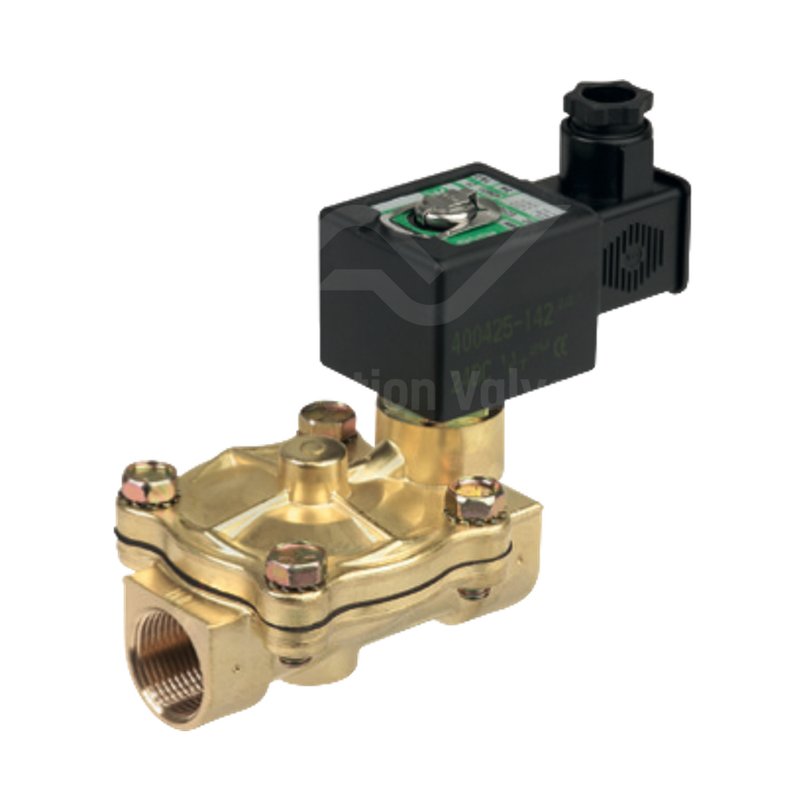 3/4" BSPT Asco Control FPM Viton Valves SCE210C013V Normally Open Brass